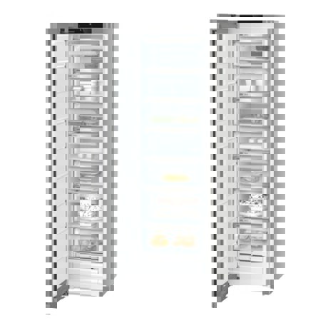 Congelator Liebherr SFNsfd 5227 Plus, 277 l, NoFrost, SpaceBox, VarioSpace, Display tactil, SuperFrost, Clasa D, SteelFinish